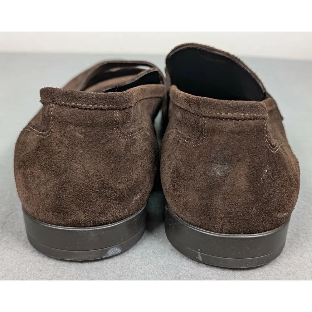 To Boot New York Ontario Brown Suede Penny Loafer Mens Sz 13 M Preppy Italy